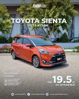 Toyota Sienta Q 1.5 AT Thn 2016