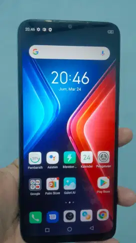 Hp infinix hot 11 play jringn 4g ram 3/32gb lyr poni 7in sdik jari