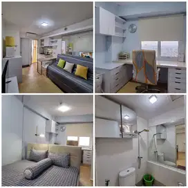 Modif Ruang Kerja 2BR Renov 1BR Furnished Tower Edelweis Bassura City
