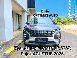 Hyundai Creta Style IVT One Tone 2022 AT 1.5,KM LOW, PAJAK PANJANG