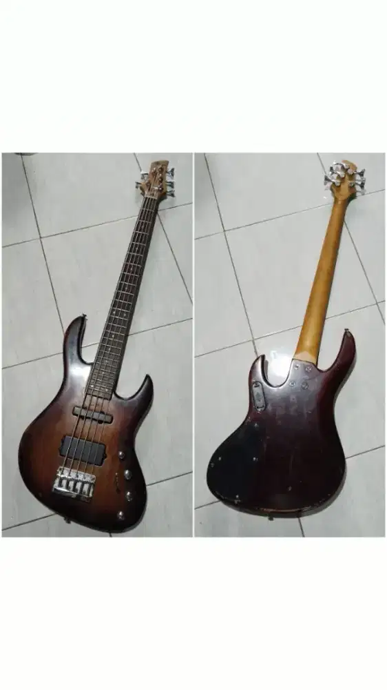 bass elektrik ori rockwell 5 string mantap siap pakai nett