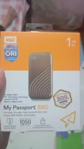 WD My Passport SSD External Portable 1 TB