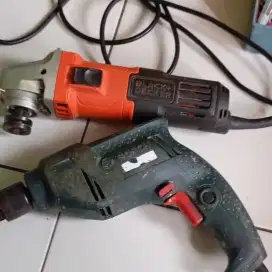 Mesin gerinda dan bor listrik