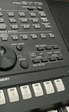 PIANO ARRANGER YAMAHA PSR S775 SPRTI BRU DOS GABUS NOTA KEYBOARD MEJAX
