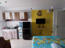 Bulanan Siap Huni Studio Furnished Tower Geranium Apartemen Bassura