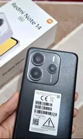 BU! XIAOMI REDMI NOTE 14 5G 8/256 BLACK FULLSET
