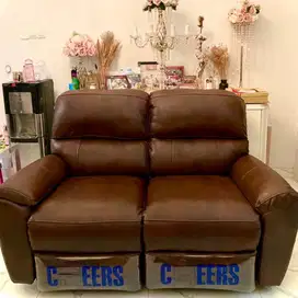Sofa Reclining CHEERS ELEKTRIK Mulus Super Empuk ex Villa Jarang Pakai