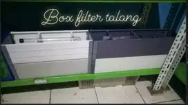 Box filter talang aquarium dan kolam