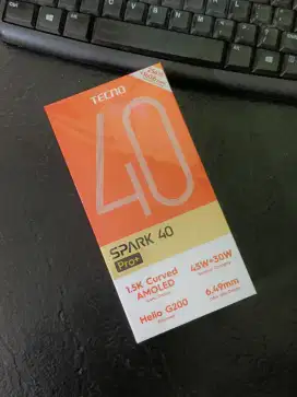 Tecno Spark 40 Pro Plus BARU