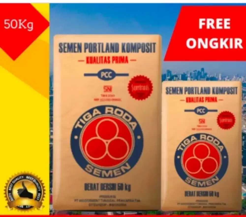 Semen tiga roda 50kg
