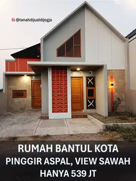 Rumah dekat RSUD Bantul Pinggir Jl Aspal di Trirenggo Proses Bangun