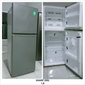 Kulkas 2 pintu Sharp 200L
