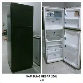 KULKAS 2 PINTU BESAR 250L SAMSUNG INVERTER