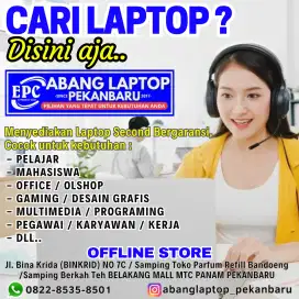 MENJUAL LAPTOP SECOND BERKUALITAS PEKANBARU
