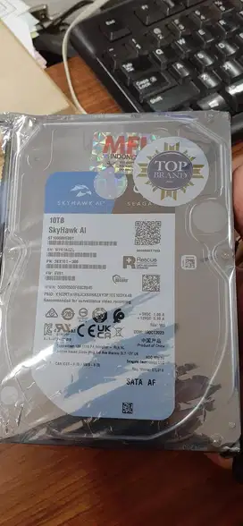 hardisk 10tb garansi 2029 seagate skyhawk ai mfi hdd cctv nas server