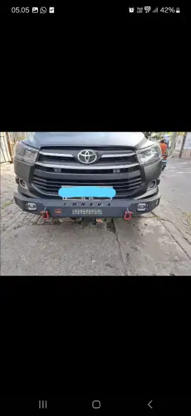 bemper innova reborn guard towing besi 1 set