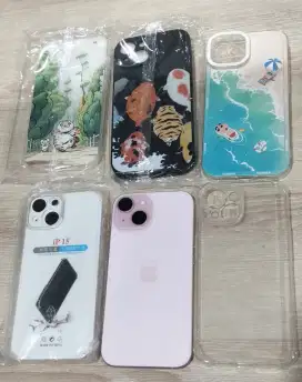 Iphone 15, 256 GB, Battery Health 100%, 1 minggu pakai