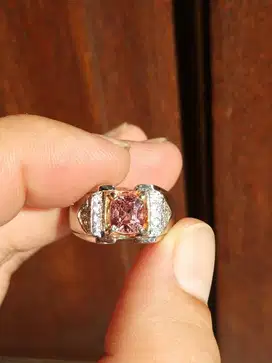 NATURAL PADPARADSCHA COLOR SPINEL BURMA MYANMAR CLEAN N GOOD LUSTERS