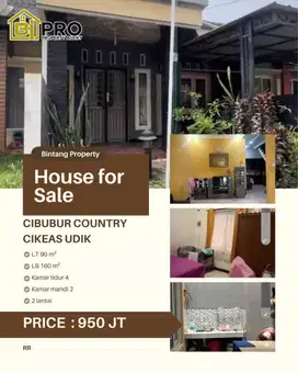 Rumah dijual di Cibubur country