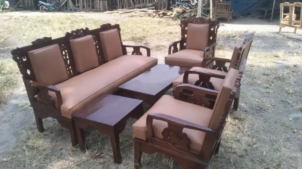 Kursi jati Jepara asli