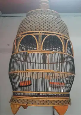 Kandang burung perkutut jambu rajut
