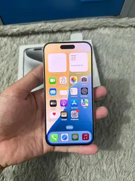 Iphone 15 Pro Max 256gb White IBOX Garansi On November 2025