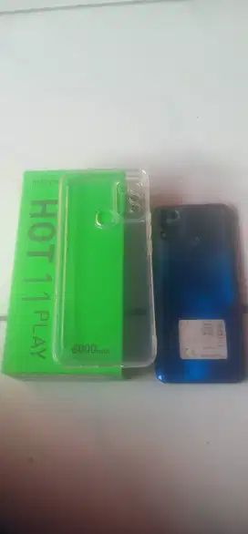 Jual Infinix hot 11 play ram 4/64 lengkap no minus