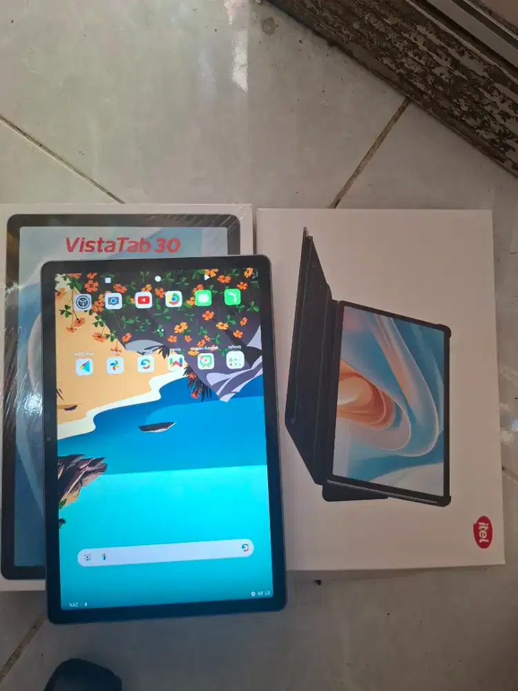 Itel vistatab 30 lte 4/128 garansi masih aktip