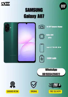 Samsung Galaxy A07 4/64 New / Sein / Garansi Resmi