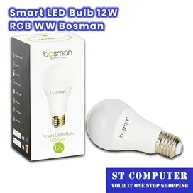 Lampu Smart LED Bulb 12W RGB WW Bosman