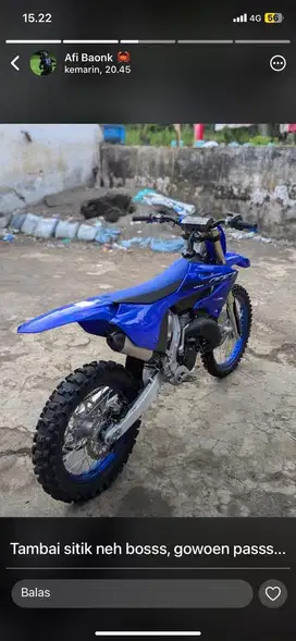 Yz 125 SE 2024. Faktur lengkap