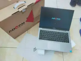 Dijual laptop ADVAN TKDN intel n4020 ram 4GB SSD 128GB  Lengkap siap