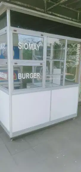 Jual etalase bekas somay dan burger