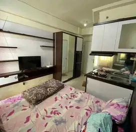 The green pramuka city apartement studio