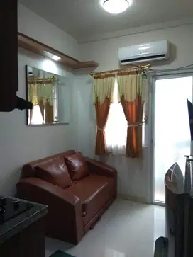 Apartemen the green pramuka city 2 kamar furnish tower Bougenville
