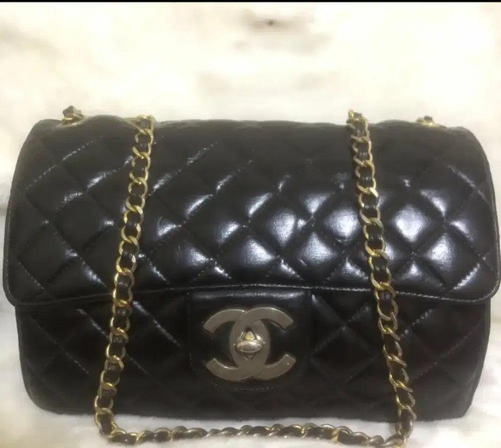TAS CHANEL PREMIUM( HONGKONG) KULIT TERAWA