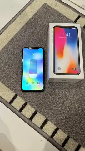 Dijual Iphone X Grey 256GB Mulus Lengkap Terdaftar