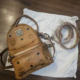 PRELOVED TAS MCM MINI BAGPACK JUAL MURAH