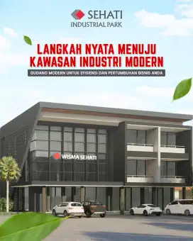 Gudang Modern 400–1000m², Fasilitas Lengkap – Sehati Industrial Park