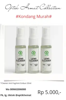 cleaner antifog