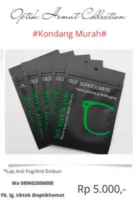 lap antifog kacamata