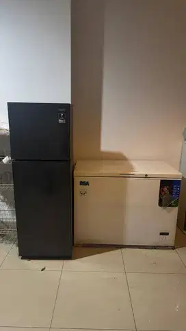 Jual Kulkas dan Chest Freezer, Baru Pakai 1,5 Tahun Karena Toko Tutup