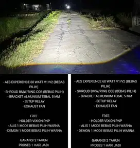 paket lampu biled aes 60watt