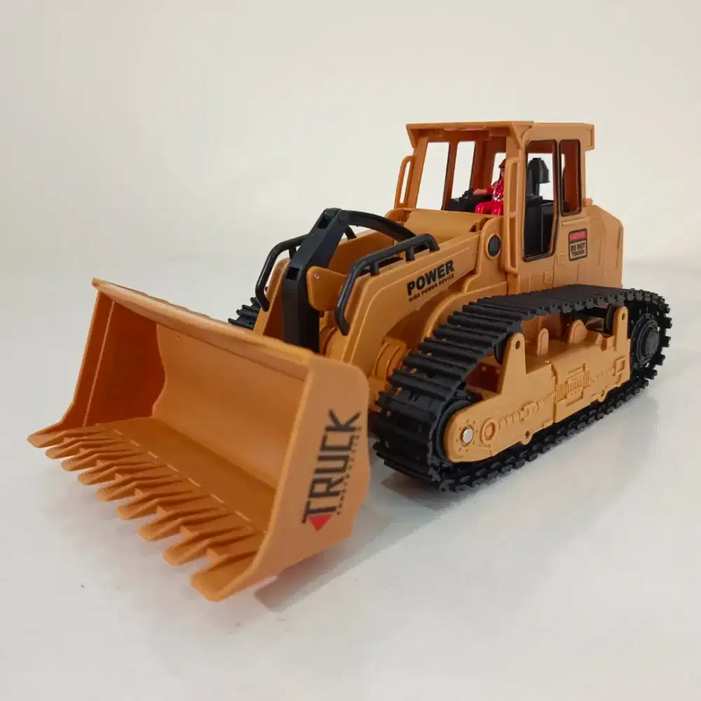 Bulldozer RC Roda Rantai Karet