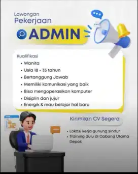 Loker toko variasi mobil untuk admin & marketing wanta
