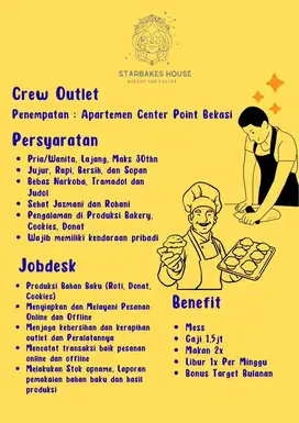 Crew Donat Becrazy - Starbakes House
