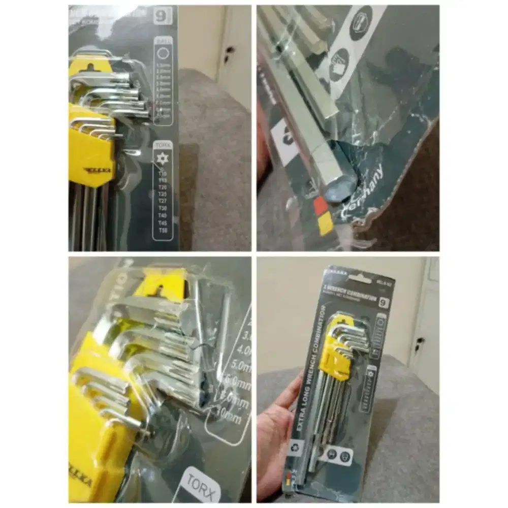 Kunci L Kombinasi Flat dan Bintang