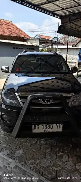 Toyota fortuner tipe g mt siap pakek