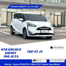 FACELIFT Toyota Sienta 1.5 V AT NIK 2021 Putih