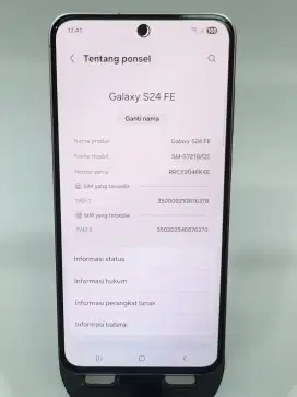 Samsung Galaxy S24 FE 8/256GB Second Fullset Original Sein